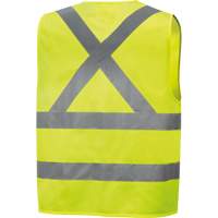 6886 High-Visibility Tricot Safety Vest, High Visibility Lime-Yellow, Small, Polyester Sécurité Médic