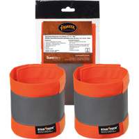 140A Brassard r&eacute;fl&eacute;chissant ajustable orange haute visibilit&eacute; de 14" X 4" Sécurité Médic