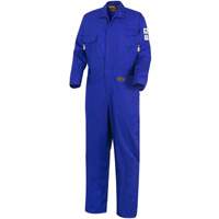 7779T FR-Tech&reg; 88/12 Arc Rated Flame Resistant Coveralls, Size 40 (Tall), Royal Blue, 10 cal/cm² Sécurité Médic