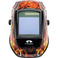 Leadhead&reg; Auto Darkening Welding Helmet, 3.8" L x 3.4" W View Area, 9 - 13 Shade Range Sécurité Médic