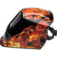 Leadhead&reg; Auto Darkening Welding Helmet, 3.8" L x 3.4" W View Area, 9 - 13 Shade Range Sécurité Médic