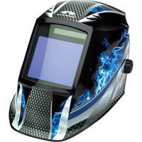 Leadhead&reg; Auto Darkening Welding Helmet, 3.8" L x 3.4" W View Area, 9 - 13 Shade Range Sécurité Médic