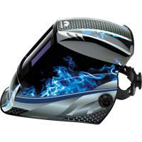 Leadhead&reg; Auto Darkening Welding Helmet, 3.8" L x 3.4" W View Area, 9 - 13 Shade Range Sécurité Médic