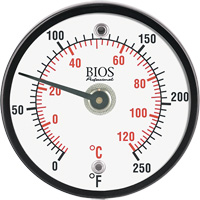 Magnetic Surface Thermometer, Non-Contact, Analogue, 0-250°F (-20-120°C) Sécurité Médic