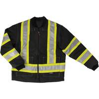 Ripstop 4-in-1 Safety Jacket, Polyester, Black, X-Small Sécurité Médic