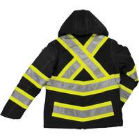 Womens Insulated Flex Safety Jacket, Polyester, Black, X-Small Sécurité Médic