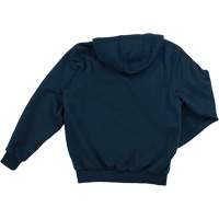 Water Repellent Fleece Pullover Hoodie, Men's, Small, Navy Blue Sécurité Médic