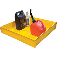 Plateau utilitaire flexible, 12" lo x 12" la x Cap. de d&eacute;versement 2 gal. US Sécurité Médic