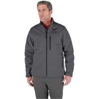 Manteau chauffante M12 ToughShell (manteau seulement), Hommes, Moyen, Gris Sécurité Médic