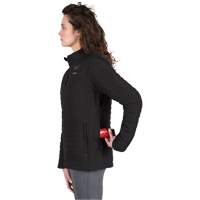 Manteau chauffant M12 Axis avec pile, Femmes, Grand, Noir Sécurité Médic