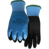 Stealth Black Ops Water-Resistant Gloves, Size Small, 15 Gauge, Rubber Latex Coated, Glass Fibre/Polyester Shell, ASTM ANSI Level A4 Sécurité Médic
