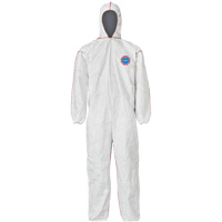SFR Coveralls with Hood, Medium, White, Tyvek&reg; 400 Sécurité Médic