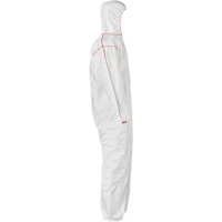 SFR Coveralls with Hood, Medium, White, Tyvek&reg; 400 Sécurité Médic