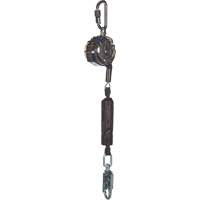 C&acirc;ble de limiteur de chute personnel 36CS V-TEC, 10', Acier galvanis&eacute;, Pivotant Sécurité Médic