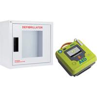 Ensemble armoire murale et d&eacute;fibrillateur AED 3, Automatique, Anglais, Classe 4 Sécurité Médic