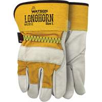 Longhorn Gloves, Large, Grain Cowhide Palm Sécurité Médic