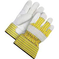Lined Fitter's Gloves with Safety Cuff, 2X-Large, Grain Cowhide Palm, Acrylic-Pile Inner Lining Sécurité Médic