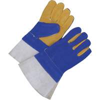 Lined Welder's Gloves with 5" Cuff, Split Cowhide, Size 2X-Large Sécurité Médic