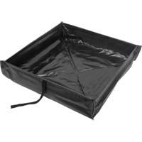 Collapsible Roll-Up Spill Berm, 34 US gal. Capacity, 3' W x 3' L x 6" H Sécurité Médic