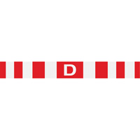 Panneau D canadien pour le transport lourd, Bois, 96" la x 12" h Sécurité Médic