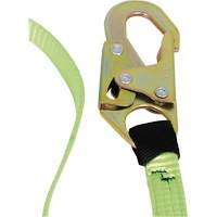 SA-54000-6 Shock Absorbing Lanyard, 6', Snap Hook Center, Snap Hook Leg Ends, Polyester Sécurité Médic