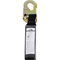 SA-54022-4 Shock Absorbing Lanyard, 4', Form Hook Center, Snap Hook Leg Ends, Polyester Sécurité Médic