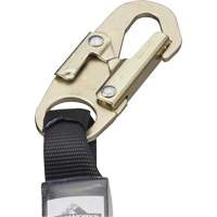 SA-5500-4 Shock Absorbing Lanyard, 4', Snap Hook Center, Snap Hook Leg Ends, Galvanized Steel Sécurité Médic