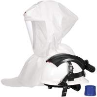 Versaflo S-Series Painter's Hood Assembly S-767 with Inner Shroud & Hardhat, Standard, Hard Top, Single Shroud Sécurité Médic