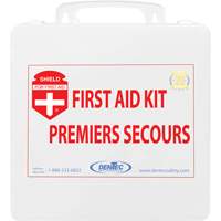 Trousse de premiers soins Shield, R&eacute;pond ou surpasse la norme CSA Z1220-24 type 2 environnements &agrave; faible risque, Moyen (26-50 travailleurs) Sécurité Médic