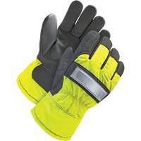 High-Visbility Fitter's Glove, Large, Grain Goatskin Palm, Thinsulate Inner Lining Sécurité Médic