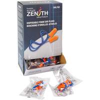 Foam Earplugs, Pair - Polybag, Corded Sécurité Médic