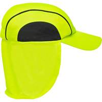 Cooling Hat with Neck Shade, Hi-Vis Lime Sécurité Médic