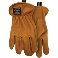Gants r&eacute;sistants &agrave; la coupe The Duke 597CR, Taille Moyen, Enveloppe en Cuir de vache/Para-aramide/Polyester/Acier inoxydable, ASTM ANSI niveau A5 Sécurité Médic