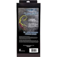 External Energy Absorber Lanyard with 3/4" Hook in Retail Box, 6', Snap Hook Center, Snap Hook Leg Ends, Polyester Sécurité Médic