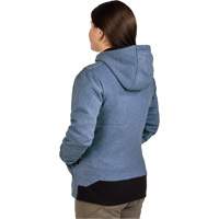 M12 Heated Hoodie with Battery, Women's, Medium, Blue, Poly-Cotton Sécurité Médic