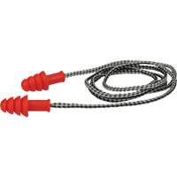 Bouchons d'oreilles r&eacute;utilisables en TPR de PIP, Avec cordon, Paire - Boîte pour vente au d&eacute;tail, 27 dB NRR, Taille unique Sécurité Médic