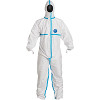 Hooded Coveralls, Small, White, Tyvek&reg; 600 Sécurité Médic