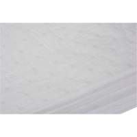 Bonded Sorbent Pad, Oil Only, 15" x 19", 10 gal. Absorbancy Sécurité Médic