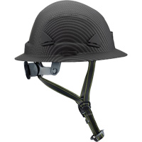 Casque Fibre Metal de style escalade avec bordure compl&egrave;te, R&eacute;pond aux normes CSA type 2, Suspension Rochet, Non ventil&eacute; Sécurité Médic
