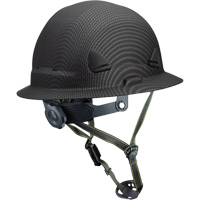 Casque Fibre Metal de style escalade avec bordure compl&egrave;te, R&eacute;pond aux normes CSA type 2, Suspension Rochet, Non ventil&eacute; Sécurité Médic
