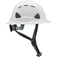 Casque Fibre Metal de style escalade avec bordure compl&egrave;te, R&eacute;pond aux normes CSA type 2, Suspension Rochet, Ventil&eacute; Sécurité Médic