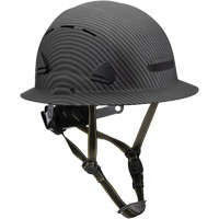 Casque Fibre Metal de style escalade avec bordure compl&egrave;te, R&eacute;pond aux normes CSA type 2, Suspension Rochet, Ventil&eacute; Sécurité Médic