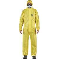 AlphaTec&reg; 2300 STANDARD Bound Model 147 Coveralls, Small, Yellow, Polyethylene Laminate/Polypropylene Sécurité Médic