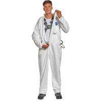Harness-Compatible Disposable Coverall, Small, White, Tyvek&reg; 500 Sécurité Médic