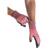 Eco-Friendly Lightweight High-Dexterity Cut-Resistant Gloves, Size 7, 18 Gauge, Foam Nitrile Coated, Stainless Steel/HPPE/RPET Shell, ASTM ANSI Level A4 Sécurité Médic