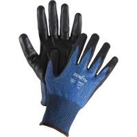 Gants l&eacute;gers et haute dext&eacute;rit&eacute; r&eacute;sistants &agrave; la coupe, Taille 9, Calibre 18, Rev&ecirc;tement Mousse de nitrile, Enveloppe en Acier inoxydable/PEHP/Tungst&egrave;ne, ASTM ANSI niveau A9 Sécurité Médic