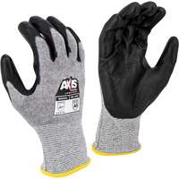RWG566 AXIS Cut Protection Touchscreen Work Glove, Size X-Small, 18 Gauge, Polyurethane Coated, Stainless Steel/HPPE Shell, ASTM ANSI Level A5/EN 388 Level E Sécurité Médic