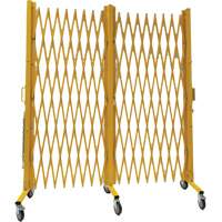 Expandable Barrier, 84" H x 20' L, Yellow Sécurité Médic