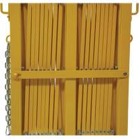 Expandable Barrier, 84" H x 20' L, Yellow Sécurité Médic