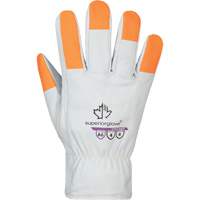 Endura Pro High-Visibility Cut-Resistant Gloves, Size Small, Cowhide Shell, ASTM ANSI Level A6 Sécurité Médic